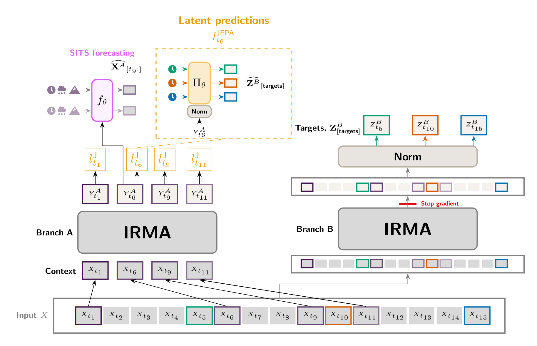 IRMA self-supervised learning objective